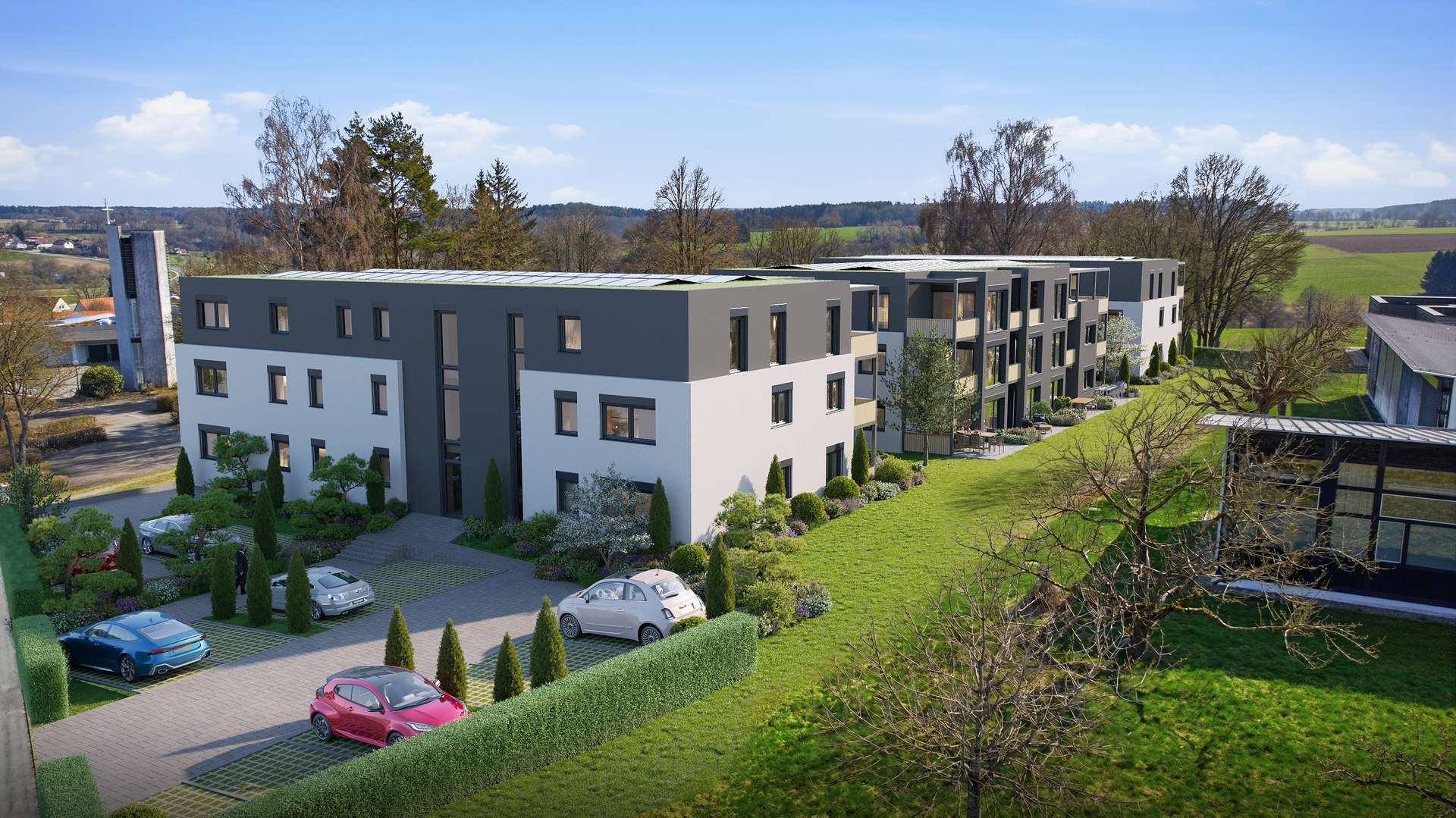 Komfortabel! 3,5-Zimmer-Neubauwohnung mit offenem Wohn-/Essbereich